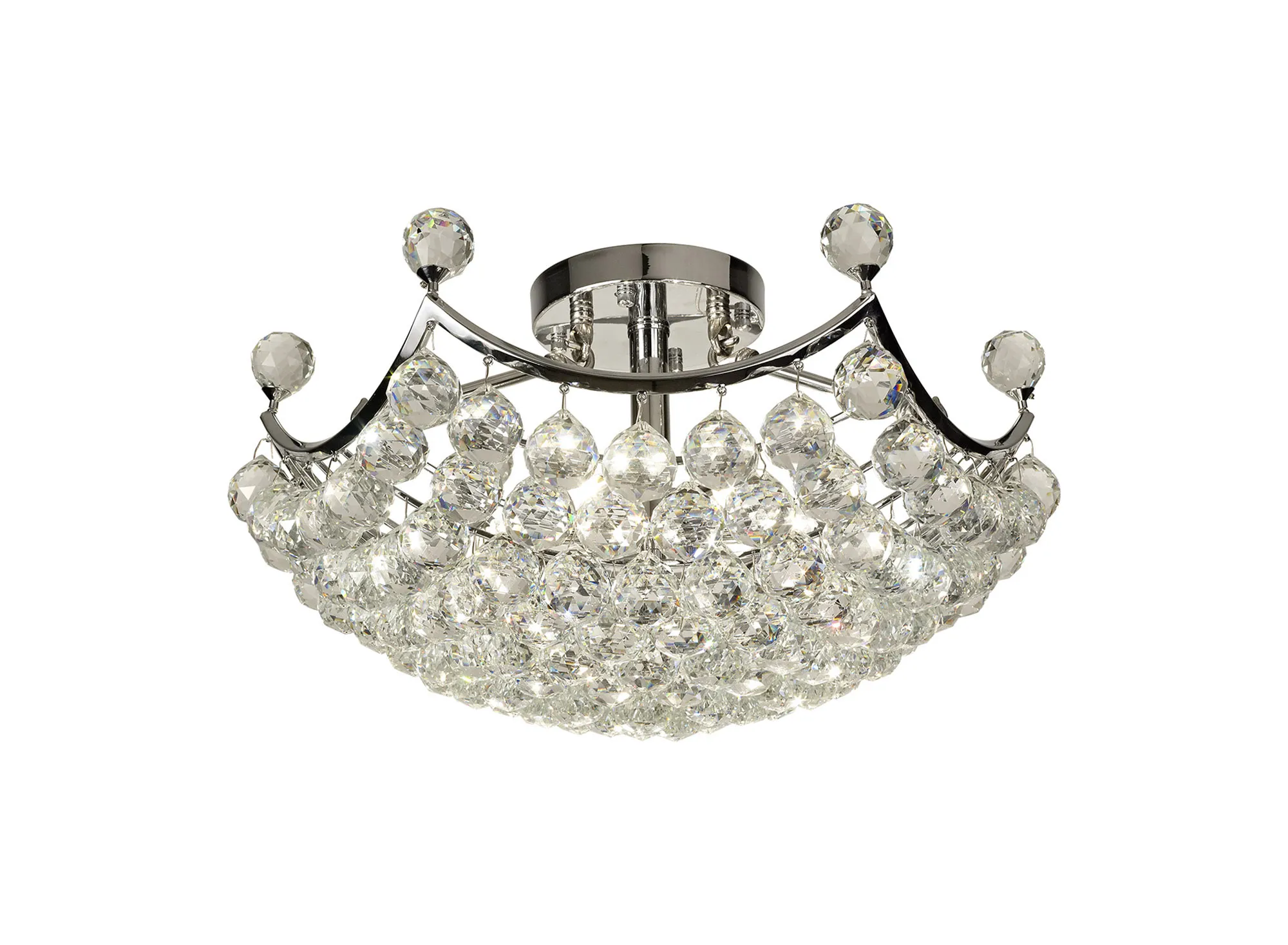 Cesto Crystal Ceiling Lights Diyas Flush Crystal Fittings